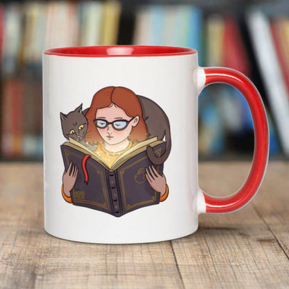 Night at the Library 11oz Ceramic Accent Mug