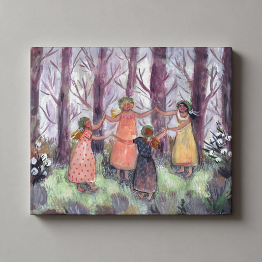 Bring Spring Canvas Art Print
