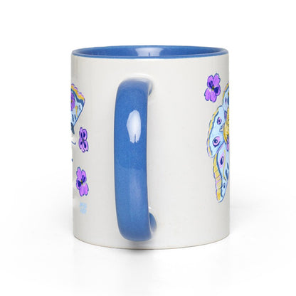 Butterfly Blue 11oz Ceramic Accent Mug