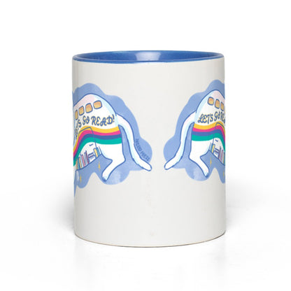 Cat Book Bus 11oz Ceramic Accent Mug