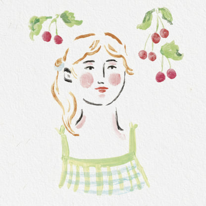 Cherries – 9x12 Giclée Print, Limited Edition of 20