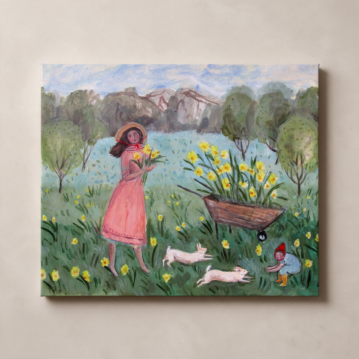 Daffodil Day Canvas Art Print