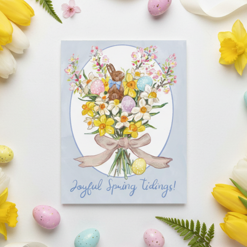 Easter Blooms 10 Greeting Cards