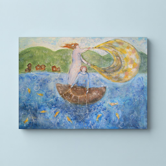 Fisherwomen Canvas Art Print