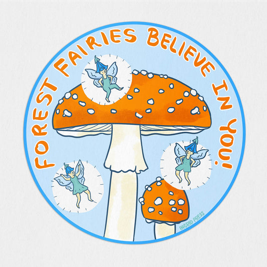Forest Fairies Die-Cut Sticker
