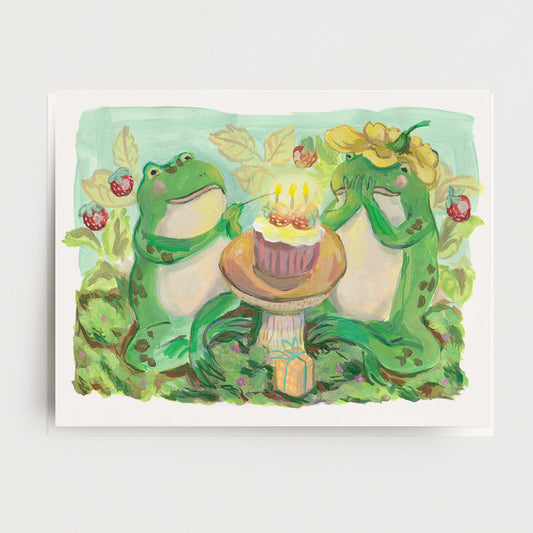 Frog Party Pack of 10 Greeting Cards