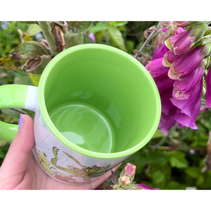 Frogs and Flower Seeds 11oz Ceramic Accent Mug