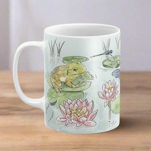 Frog Pond 11oz White Ceramic Mug