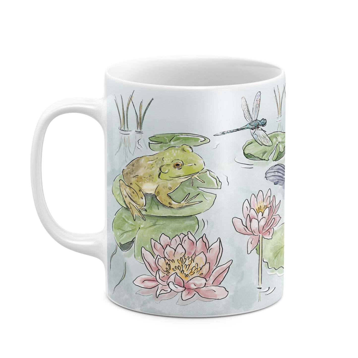 Frog Pond 11oz White Ceramic Mug