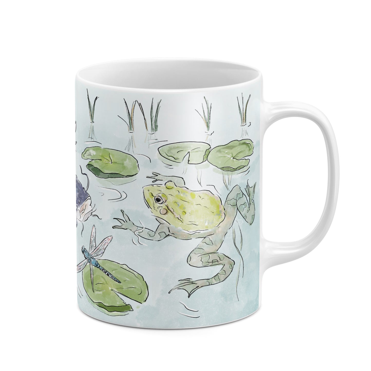 Frog Pond 11oz White Ceramic Mug