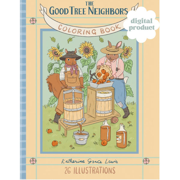 The Good Tree Neighbors Coloring Book - Digital Download