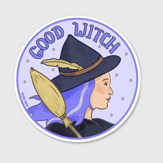 Good Witch Die-Cut Sticker
