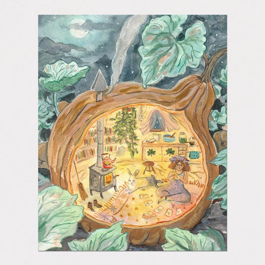 Gourd Home Paper Print