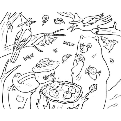 Halloween Tree coloring page