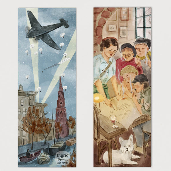 La Resistance Double-Sided Bookmark