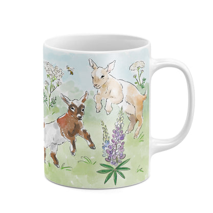 Meadow Friends 11oz White Ceramic Mug