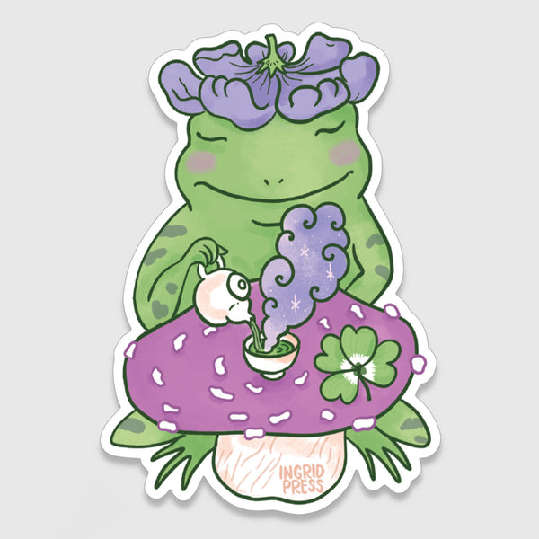 Lucky Tea Die-Cut Sticker