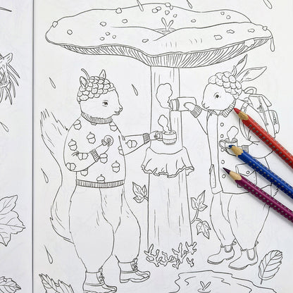 The Good Tree Neighbors Coloring Book - Digital Download