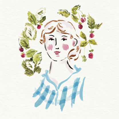 Raspberries – 9x12 Giclée Print, Limited Edition of 20