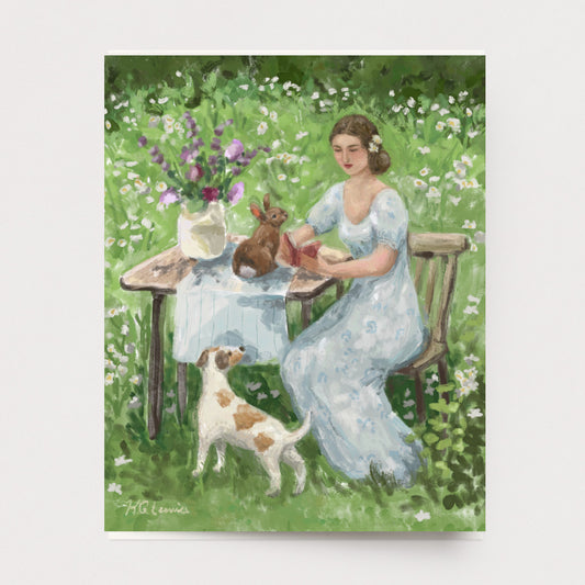 Reading With Friends 10 Greeting cards