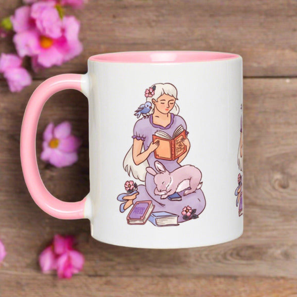 Lavender Story 11oz Ceramic Accent Mug