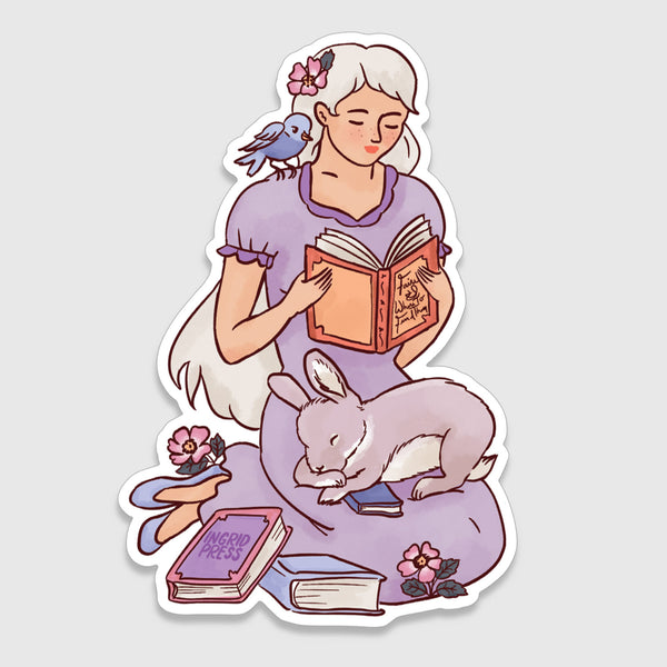 Lavender Story Die-Cut Sticker