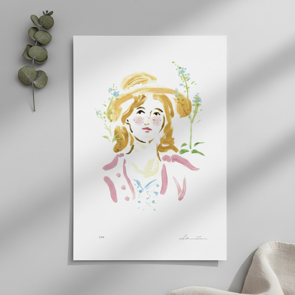 Céline – 9x12 Giclée Print, Limited Edition of 20