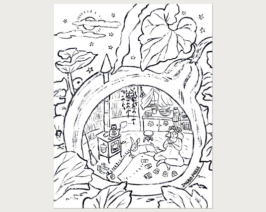 Snug Magic Coloring Page