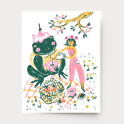 Strawberry Picnic Card