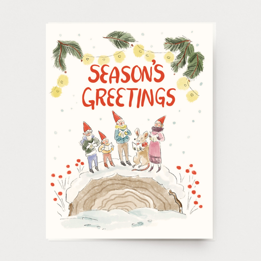 Winter Carolers Card