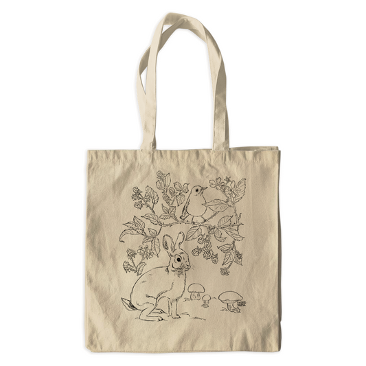 Berry Bramble Cotton Tote