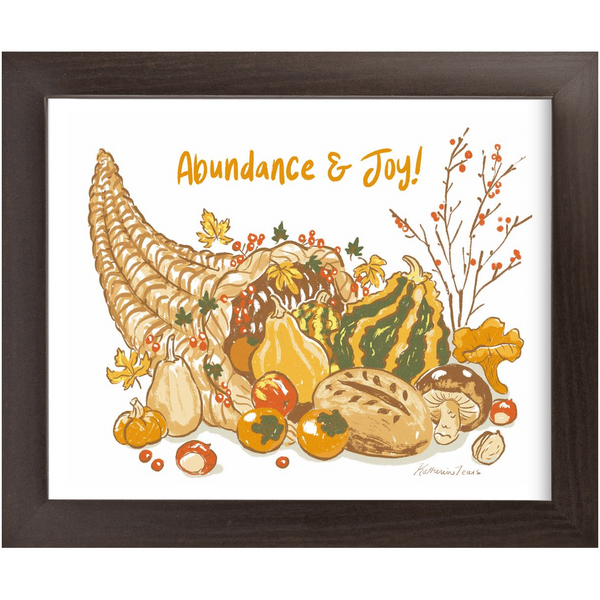 Autumn Abundance Holiday Decor 8x10