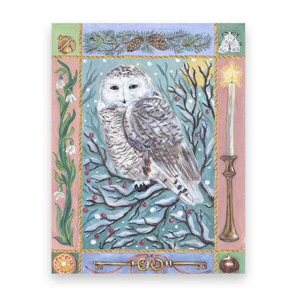 Holiday Owl 10 Postcards
