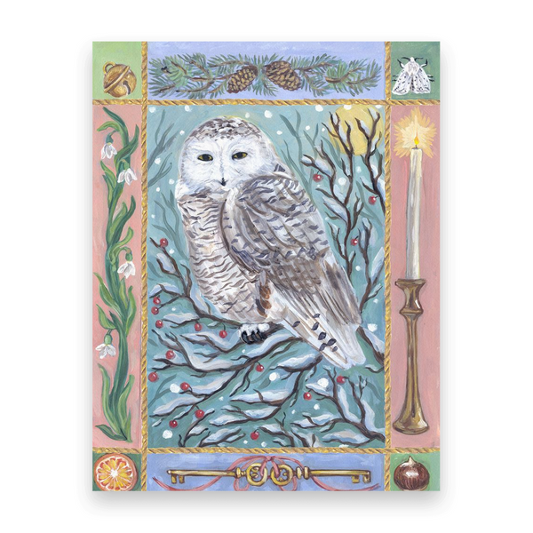 Holiday Owl 10 Postcards