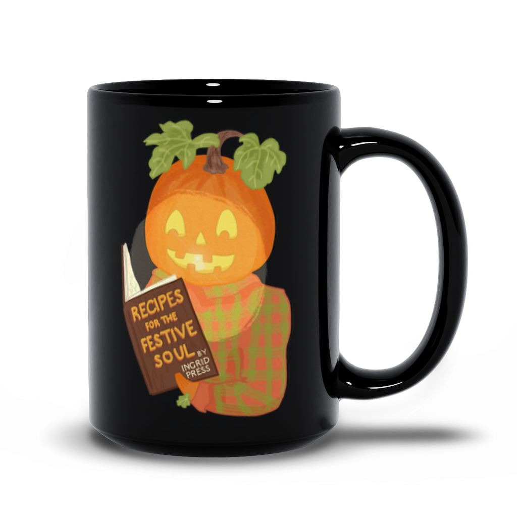 Reading Pumpkin 15oz Ceramic Mug