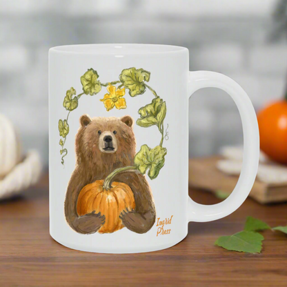 Bear's Pumpkin 15oz Ceramic Mug