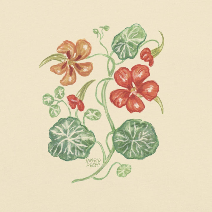 Nasturtium tshirt design