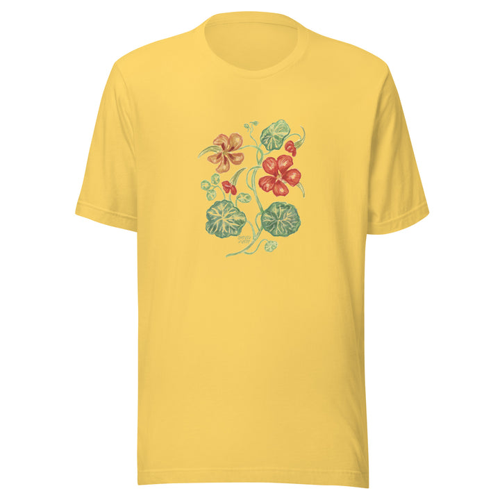 botanical yellow shirt