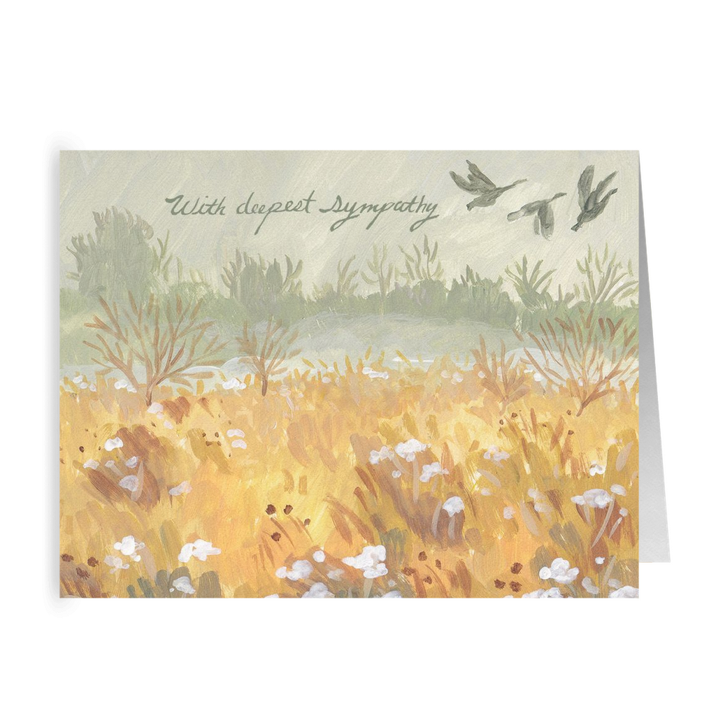 Wild Geese Sympathy Card E-106