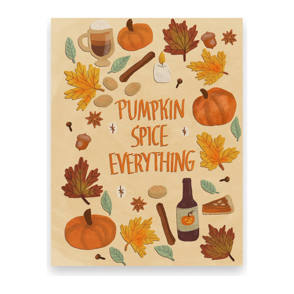 Pumpkin Spice 10 Postcards HA-105-P