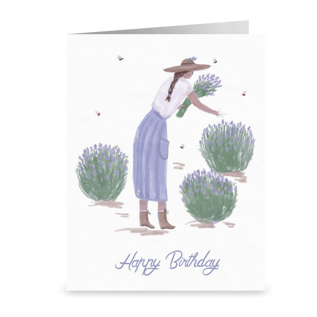 Lavender Gardener Card BD-112