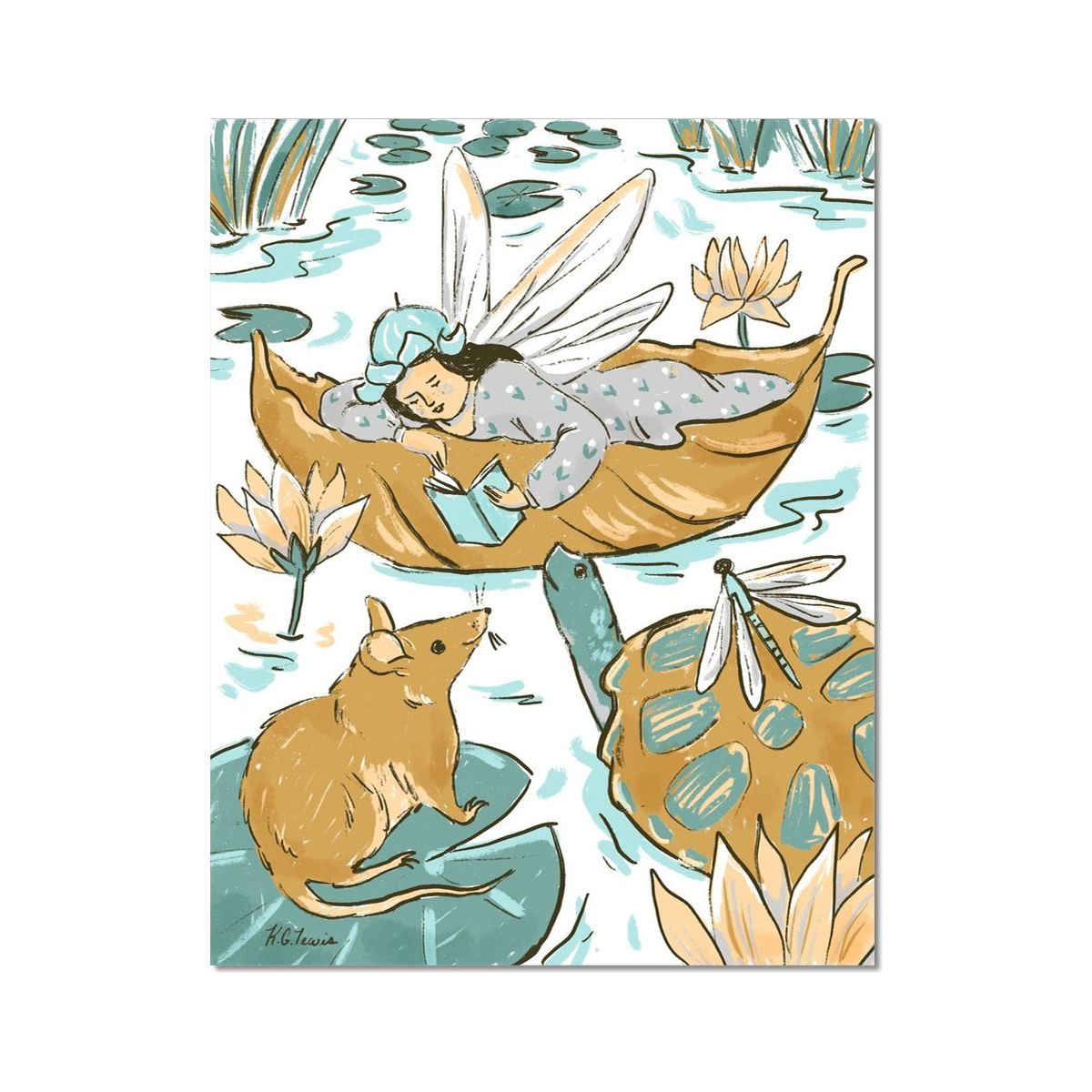 River Stories Paper Print