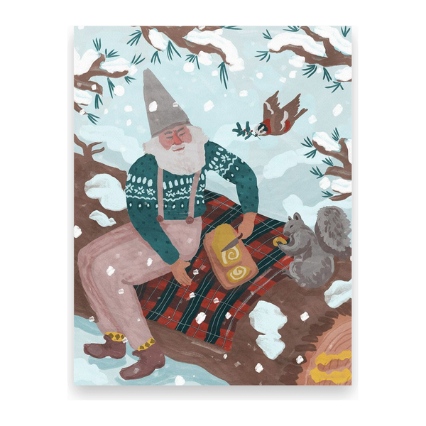 Winter Greetings 10 Postcards H-113-P