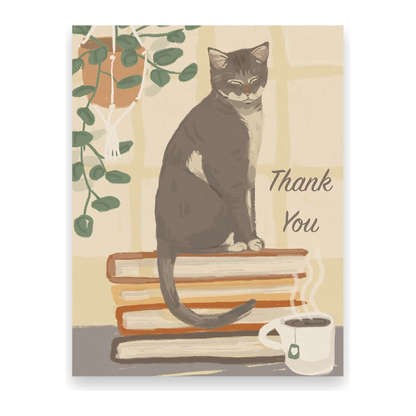 Thank You Bookcat 10 Postcards