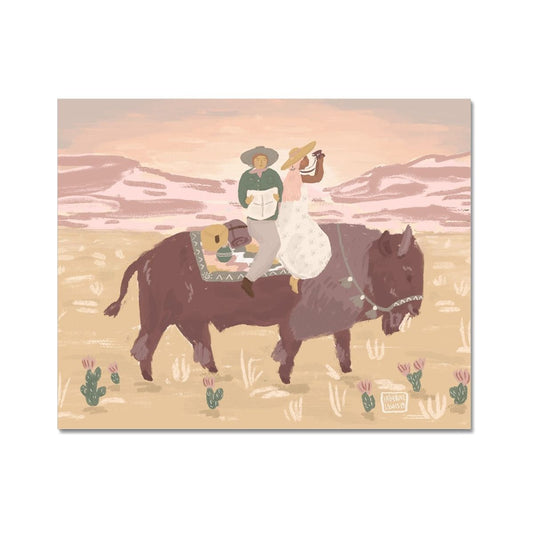 Together Buffalo Paper Print