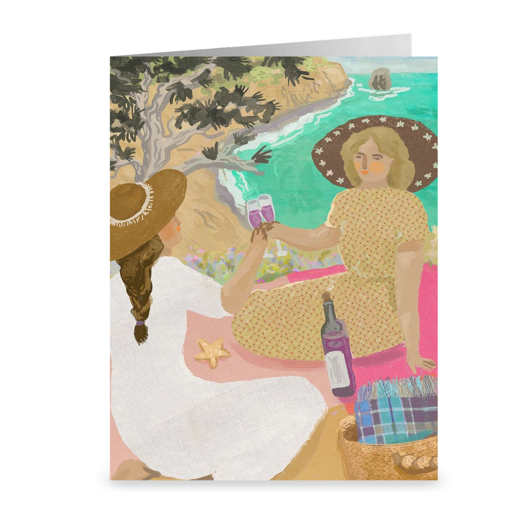 Wine by the Sea Card