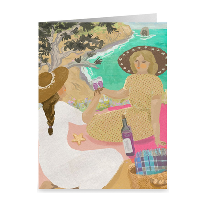 Wine by the Sea Card