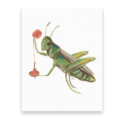 Spinning Grasshopper 10 Postcards