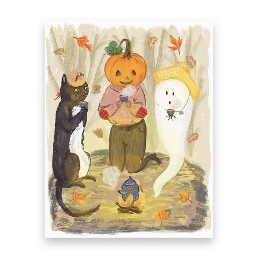Spooky Friends | 10 Postcards