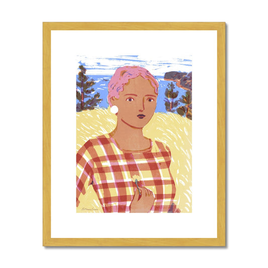 Ocean Portrait ll Antique Framed & Mounted Print